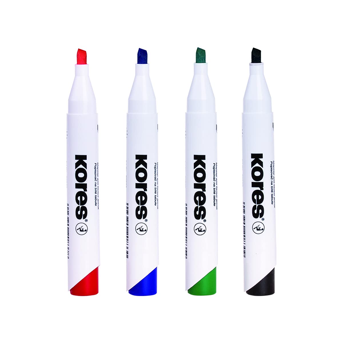 kores-k-marker-xw2-whiteboard-marker-keilspitze-4er-set-sortiert image 4