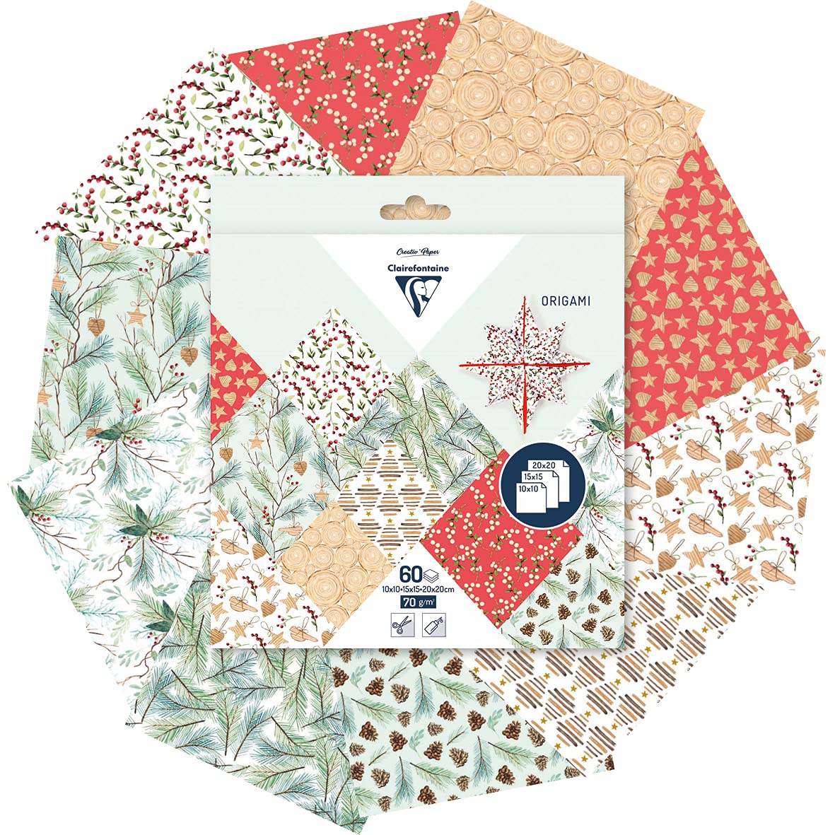 clairefontaine-origami-faltpapier-bastelpapier image 2