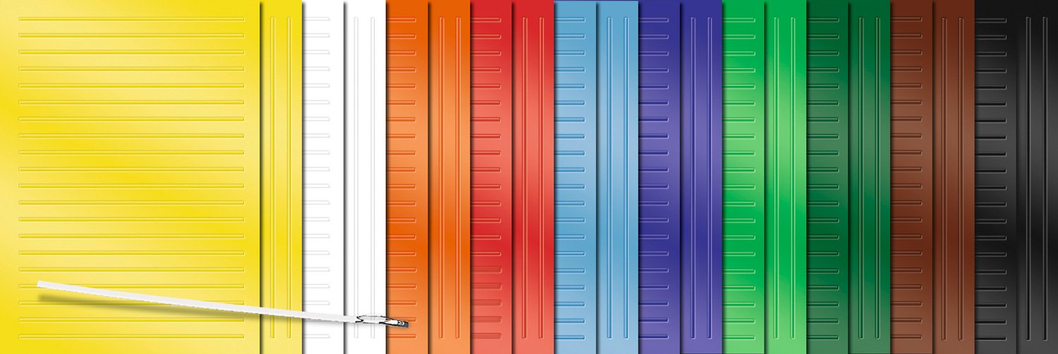 ursus-3340099-flechtbl-tter-14x20-cm-10-paar-10-farben-80g-10mm image 2