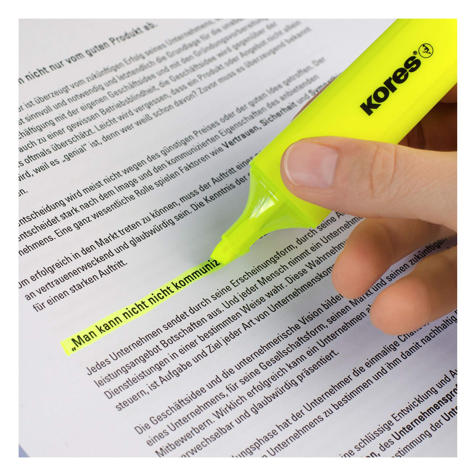 kores-bright-liner-plus-textmarker-4er-set-keilspitze-sortierte-farben image 5