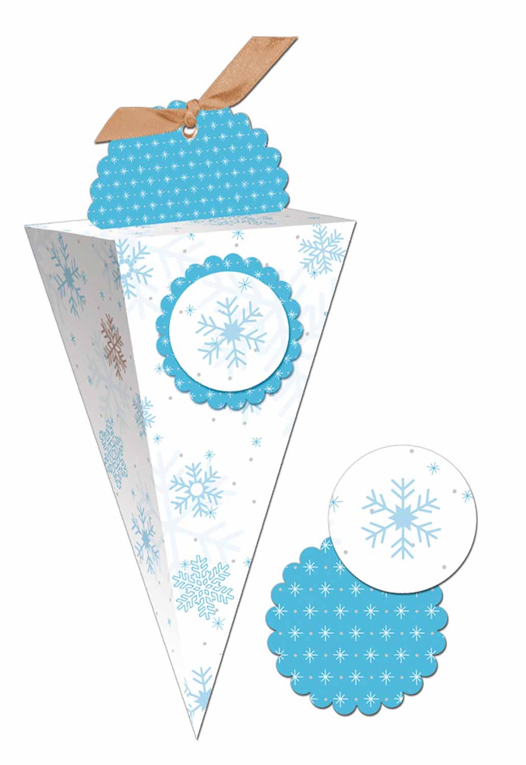 ursus-5140023-geschenkbox-chiara-schneestern-blau-5-geschenkboxen-aus-fotokarton image 2