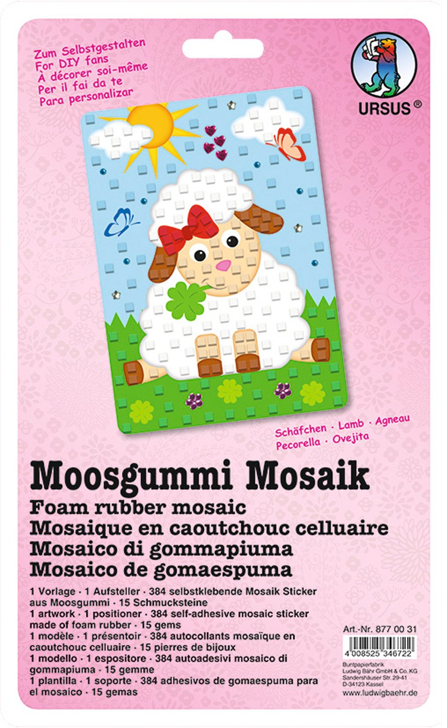 ursus-8770030-moosgummi-mosaikbild-k-ken-23x16-cm-384-sticker-set image 4